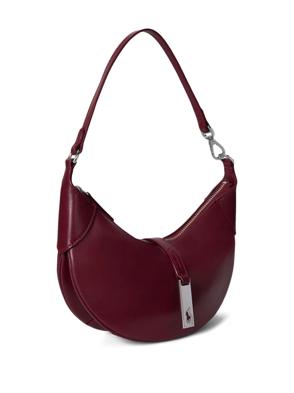 Polo Ralph Lauren Polo Id Leather Shoulder Bag — Same as shown — Size One Size — Back View