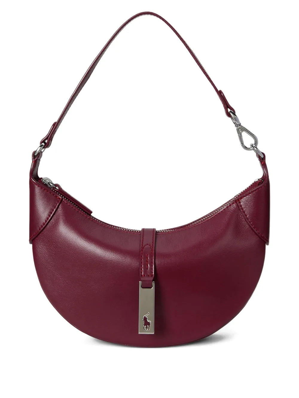 Polo Ralph Lauren Polo Id Leather Shoulder Bag — Same as shown — Size One Size — Front View