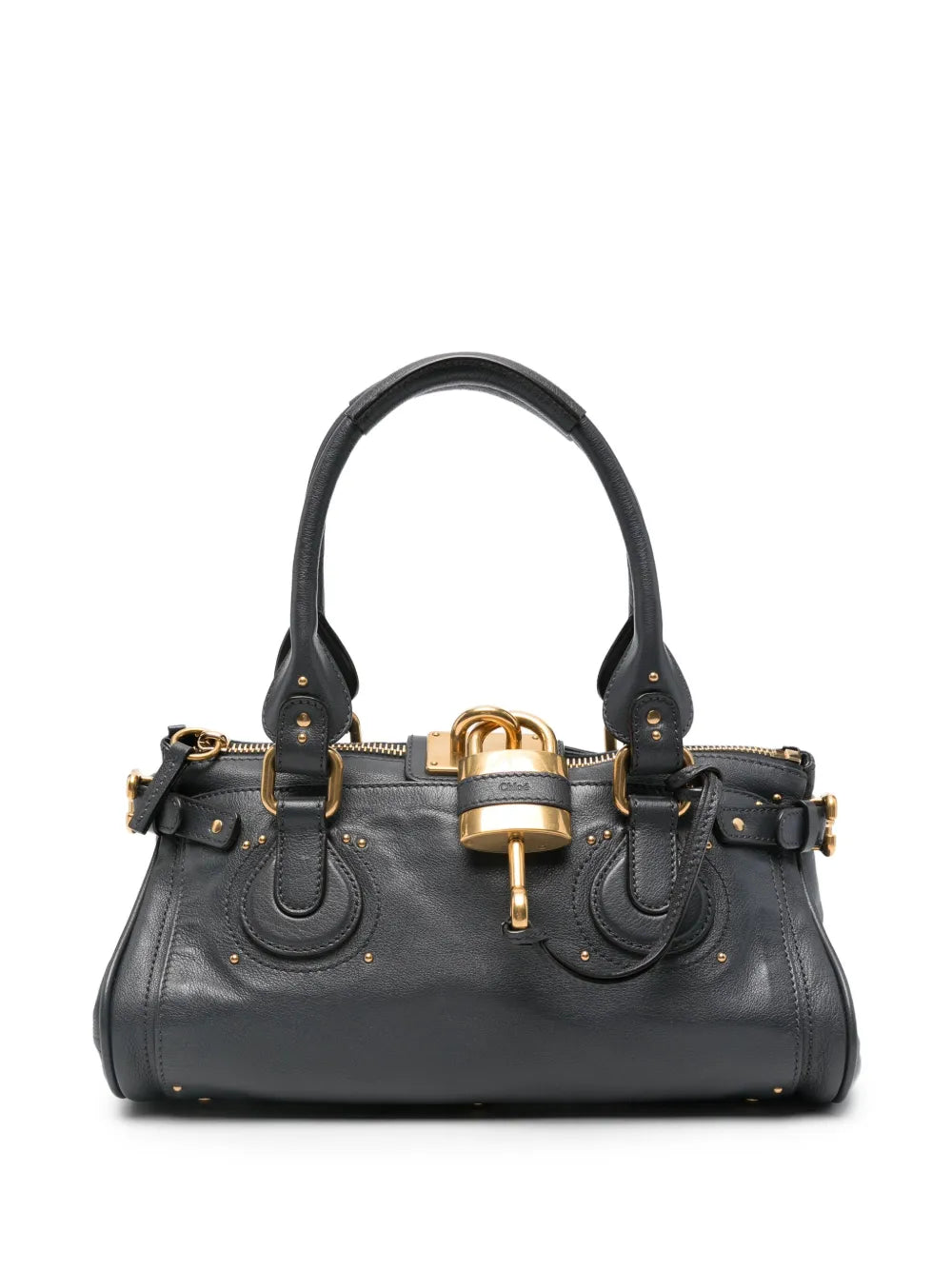 Chloe Paddington Leather Shoulder Bag — Same as shown — Size One Size — Front View