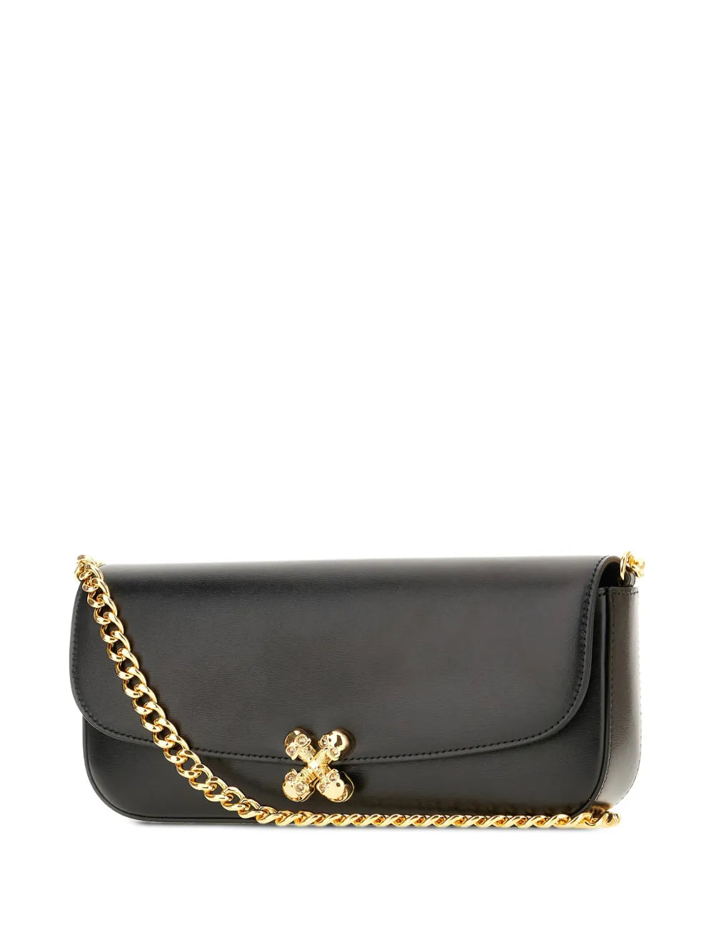 Alexander Mcqueen Skull Flower Shoulder Bag — Same as shown — Size One Size — Front View