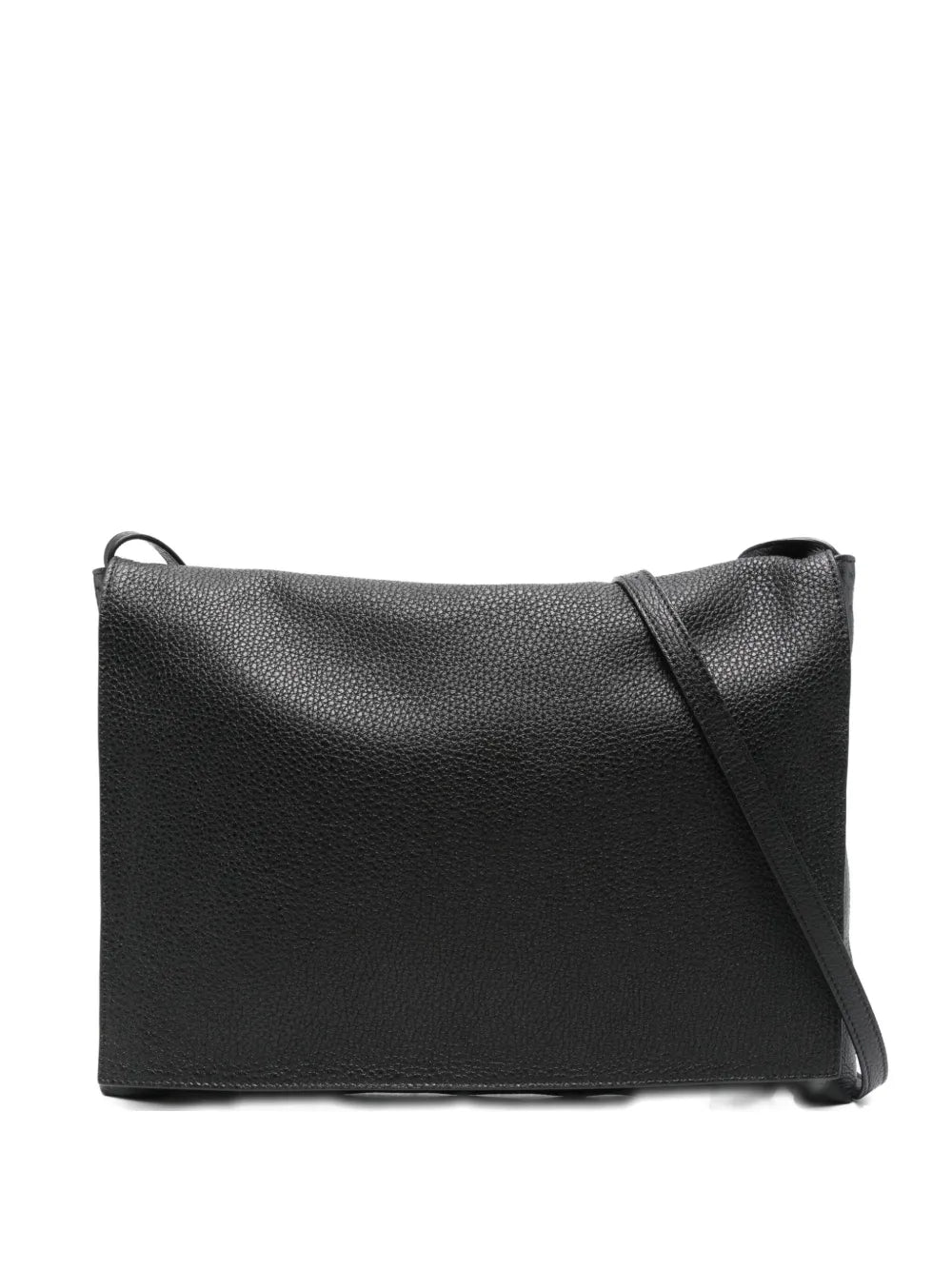 The Row Leather Shoulder Bag — Same as shown — Size One Size — Front View