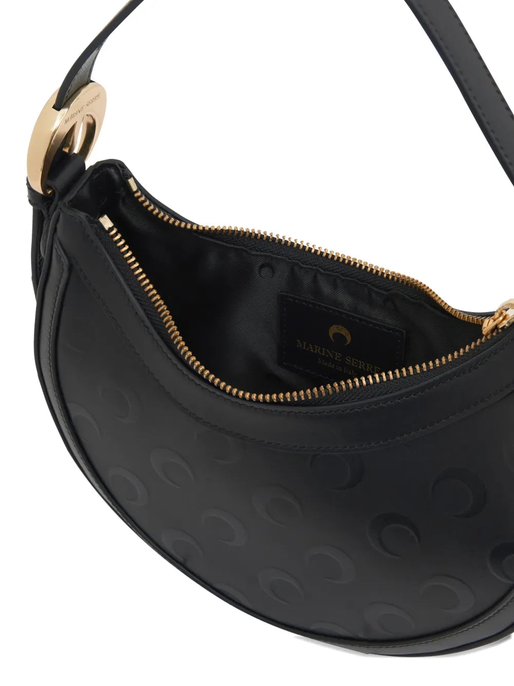 Marine Serre Small Moon Eclipse Print Shoulder Bag — Same as shown — Size One Size — Back View