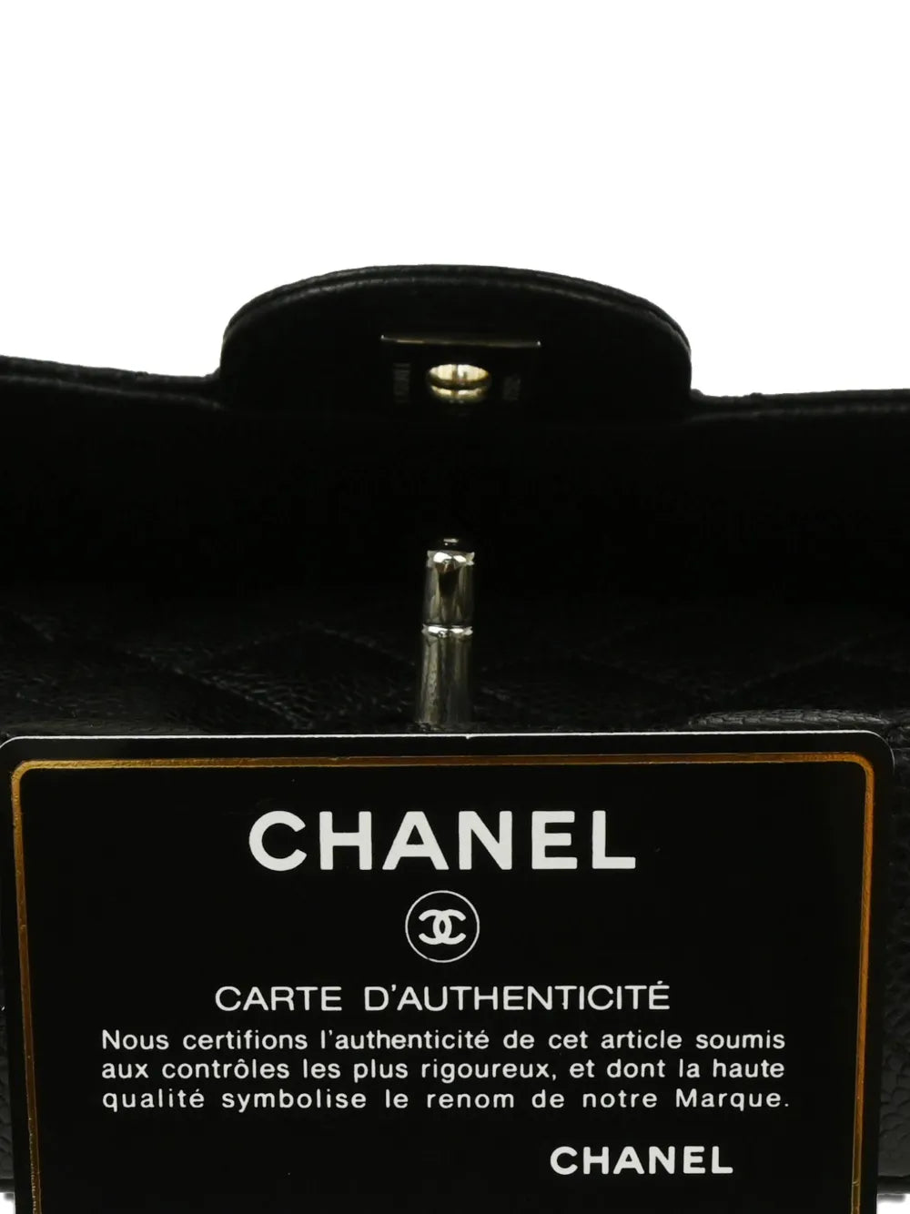 Chanel Pre Owned 2005 East West Shoulder Bag — Same as shown — Size One Size — Top View