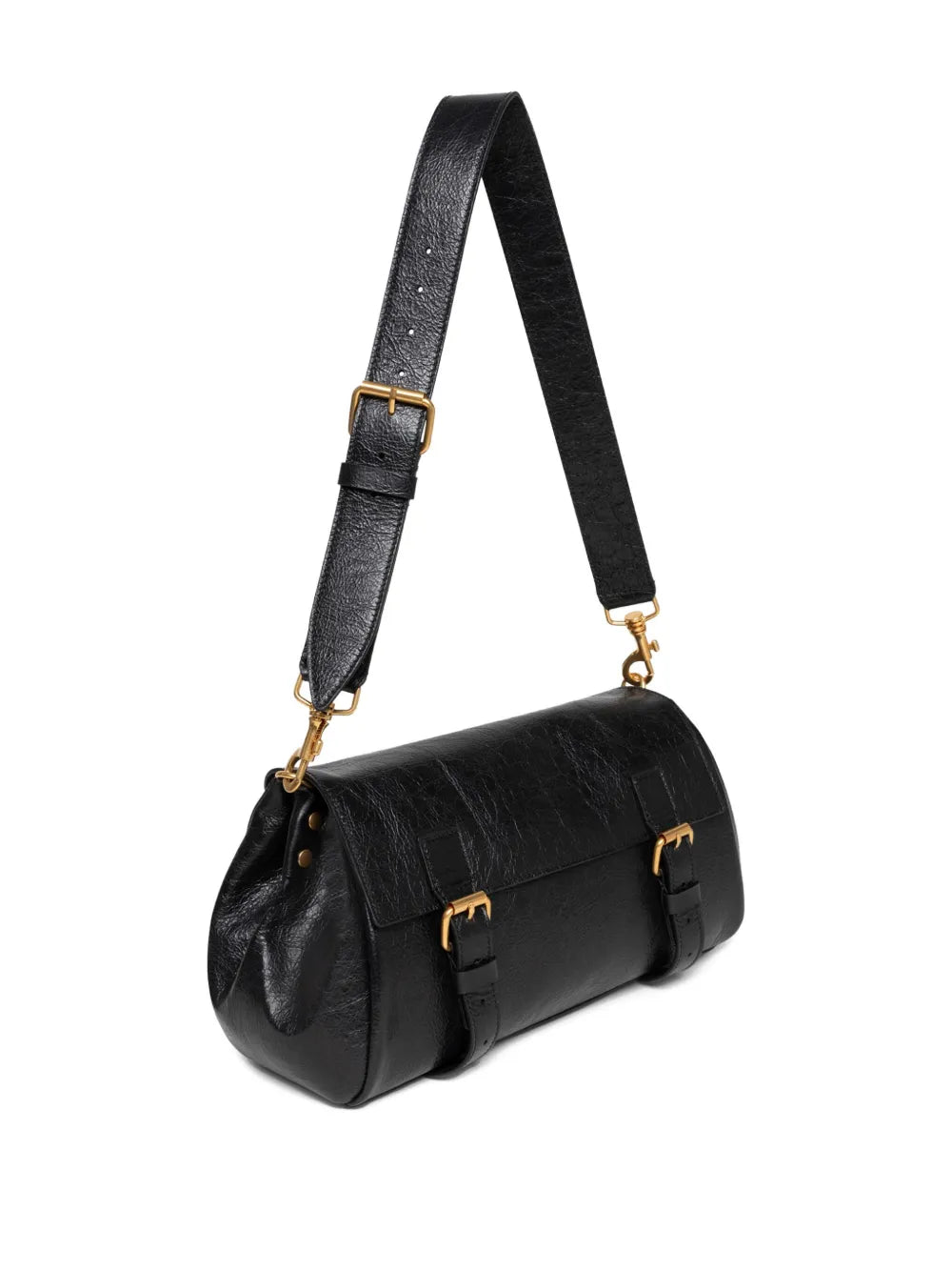 Dries Van Noten Buckle Fastening Leather Shoulder Bag — Same as shown — Size One Size — Back View