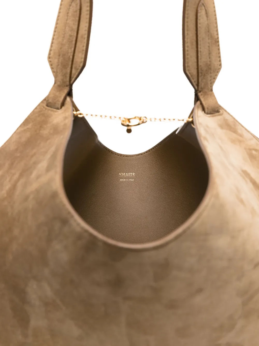 Khaite Suede Shoulder Bag — Same as shown — Size One Size — Detail View