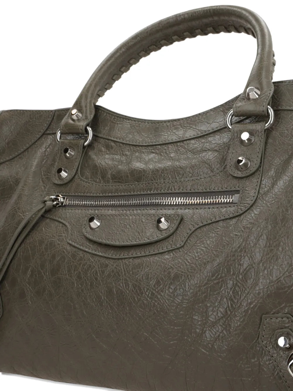 Balenciaga Medium Le City Leather Shoulder Bag — Same as shown — Size One Size — Top View