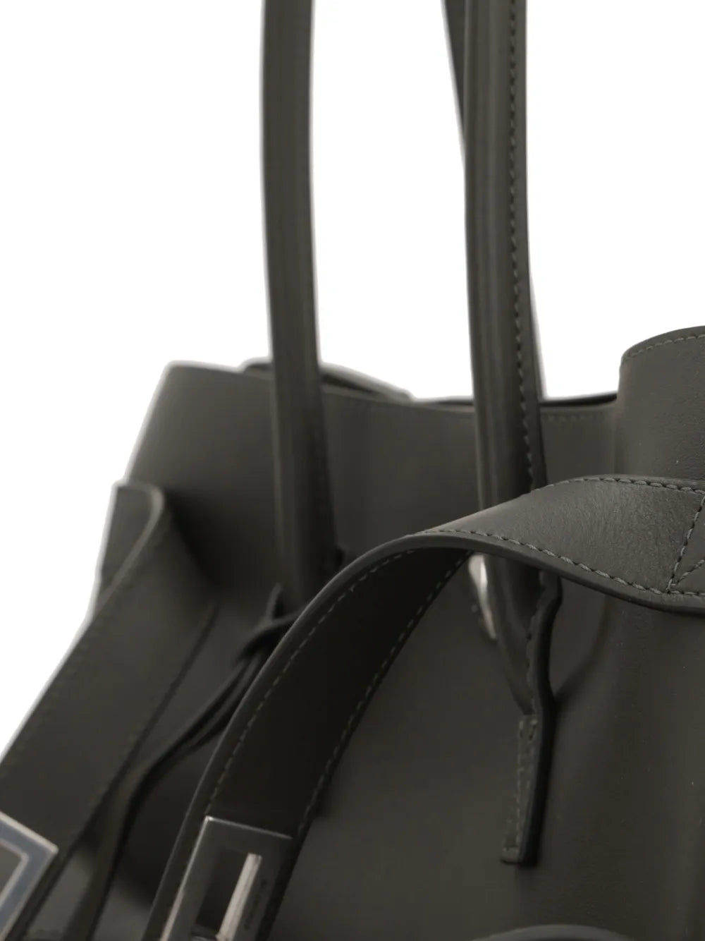 Balenciaga Bel Air Leather Shoulder Bag — Same as shown — Size One Size — Top View