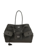 Balenciaga Bel Air Leather Shoulder Bag — Same as shown — Size One Size — Front View