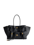 Balenciaga Medium Bel Air Leather Shoulder Bag — Same as shown — Size One Size — Front View