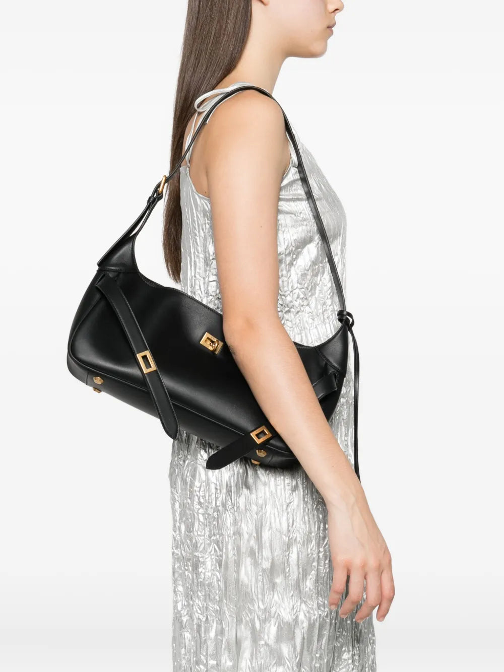 Balenciaga Small Bel Shoulder Bag — Same as shown — Size One Size — Side View