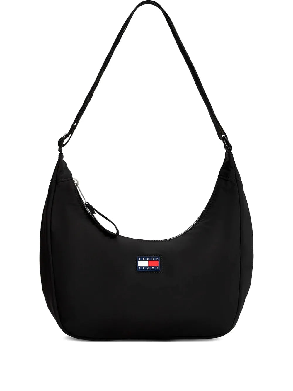 Tommy Hilfiger Logo Patch Half Moon Bag — Same as shown — Size One Size — Front View