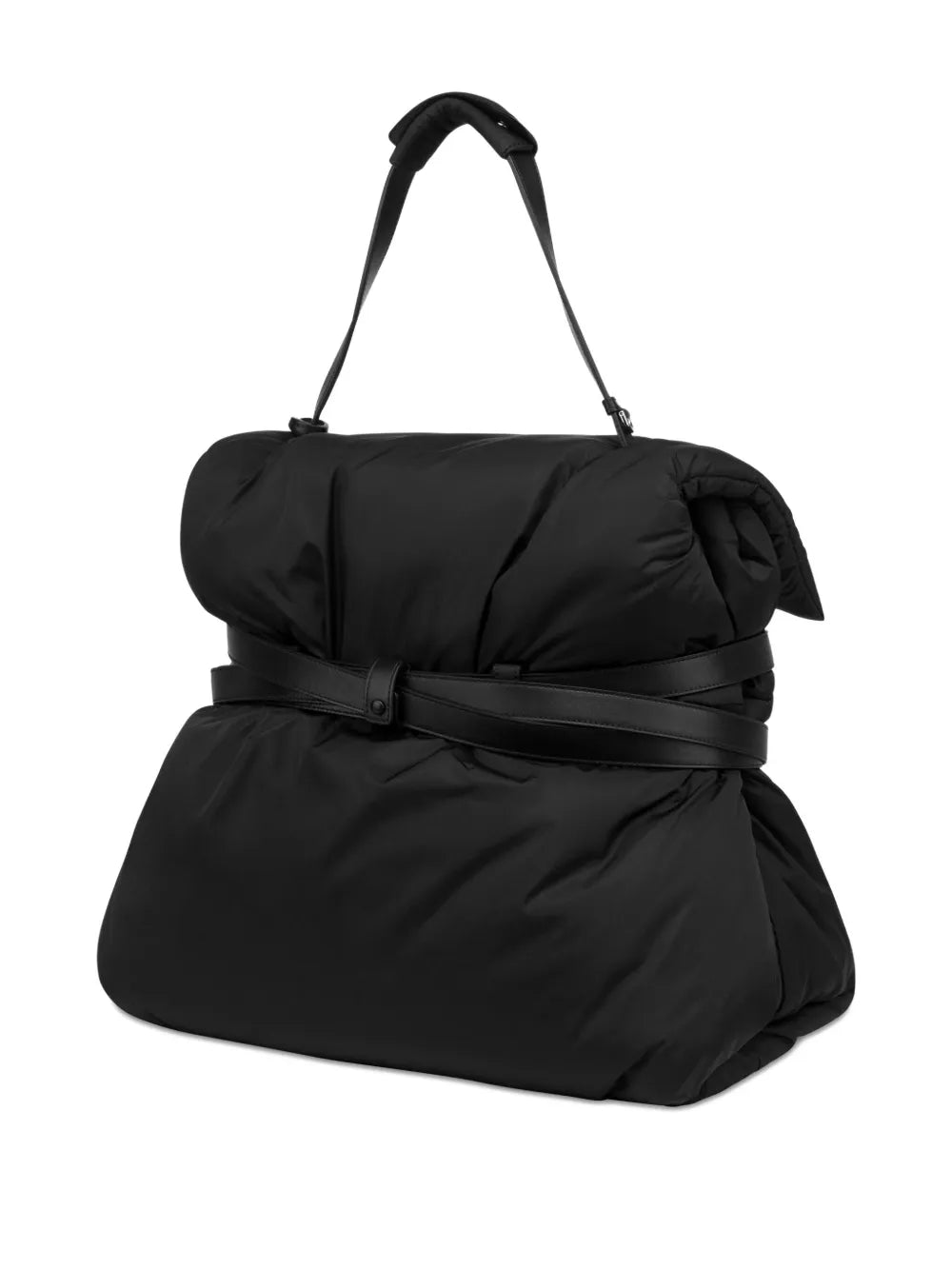 Moschino Quilted Belted Shoulder Bag — Same as shown — Size One Size — Back View