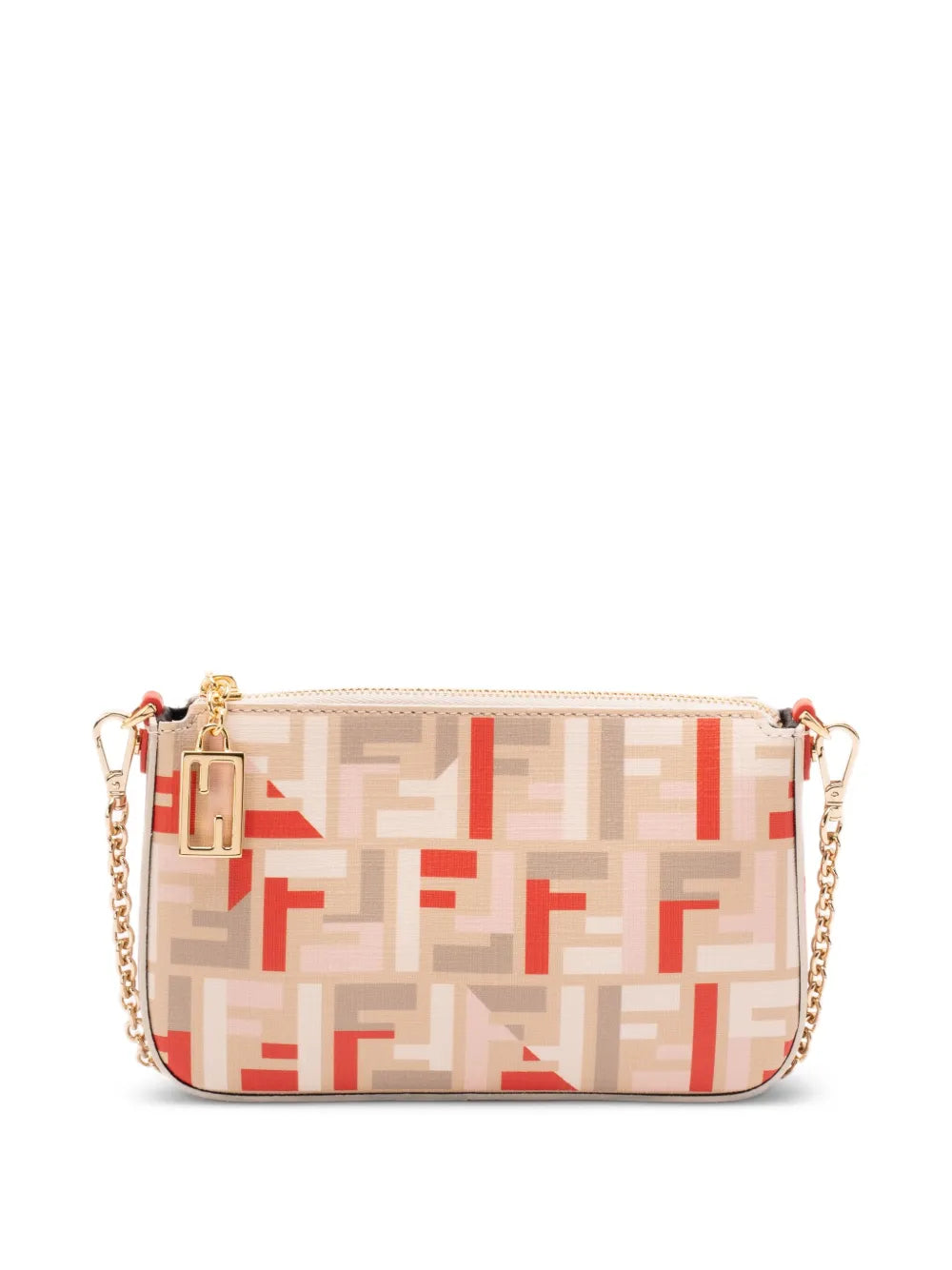 Fendi Ff Motif Shoulder Bag — Same as shown — Size One Size — Side View