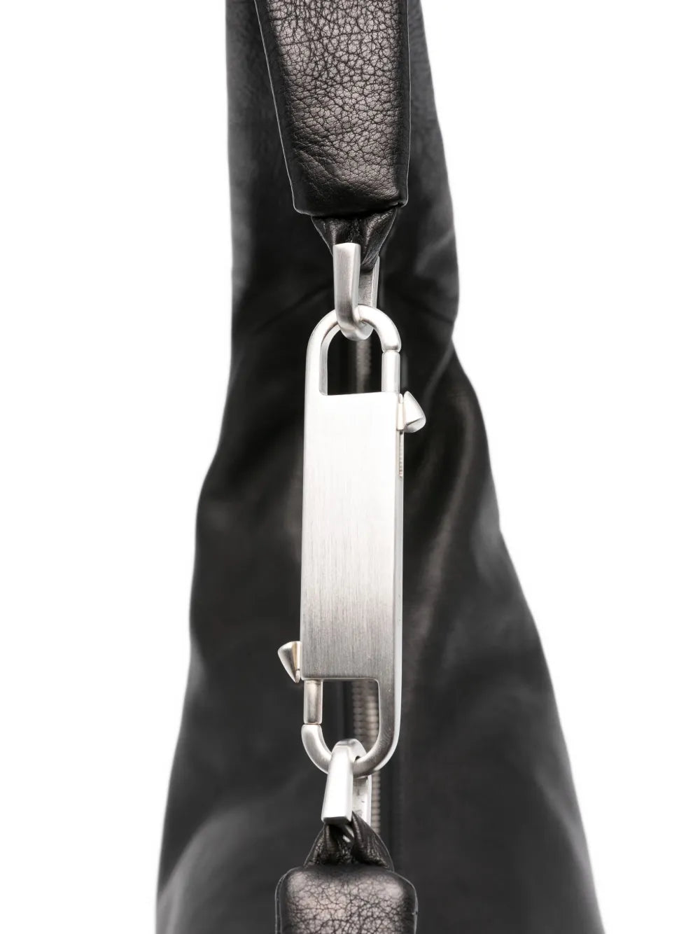 Rick Owens Gemini Zip Fastening Leather Shoulder Bag — Same as shown — Size One Size — Top View
