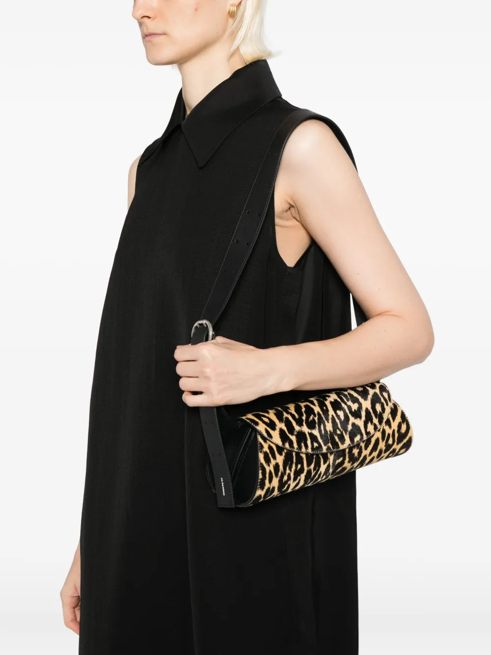 Jil Sander Small Cannolo Shoulder Bag — Same as shown — Size One Size — Side View