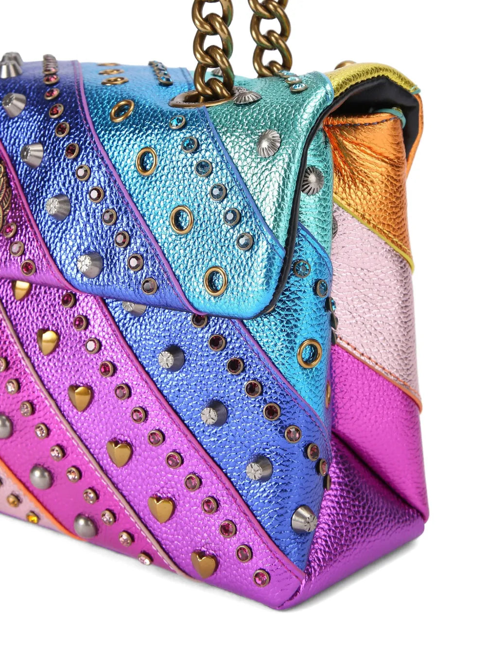 Kurt Geiger London Large Kensington Studded Shoulder Bag — Same as shown — Size One Size — Lifestyle View