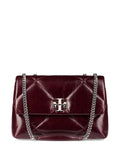 Tory Burch Quilted Chain Shoulder Bag — Same as shown — Size One Size — Front View