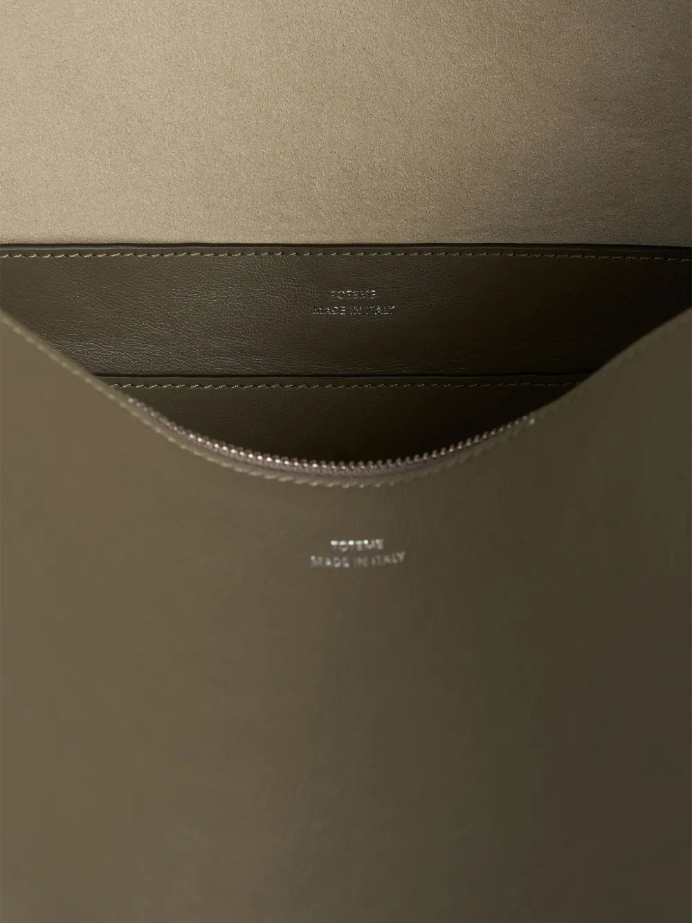 Toteme Bevel Leather Shoulder Bag — Same as shown — Size One Size — Back View