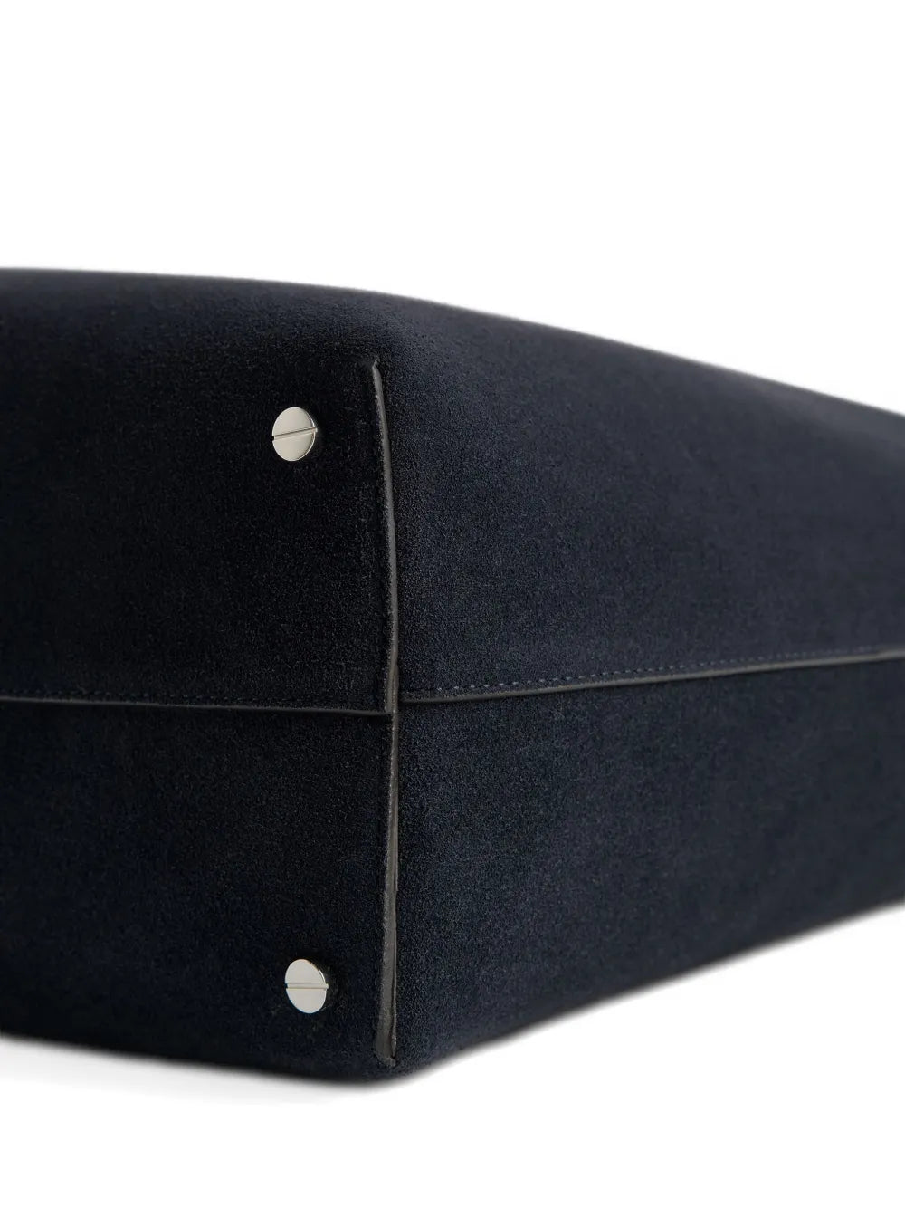 Toteme Bevel Suede Shoulder Bag — Same as shown — Size One Size — Back View