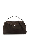 Toteme T Lock Suede Top Handle Shoulder Bag — Same as shown — Size One Size — Front View