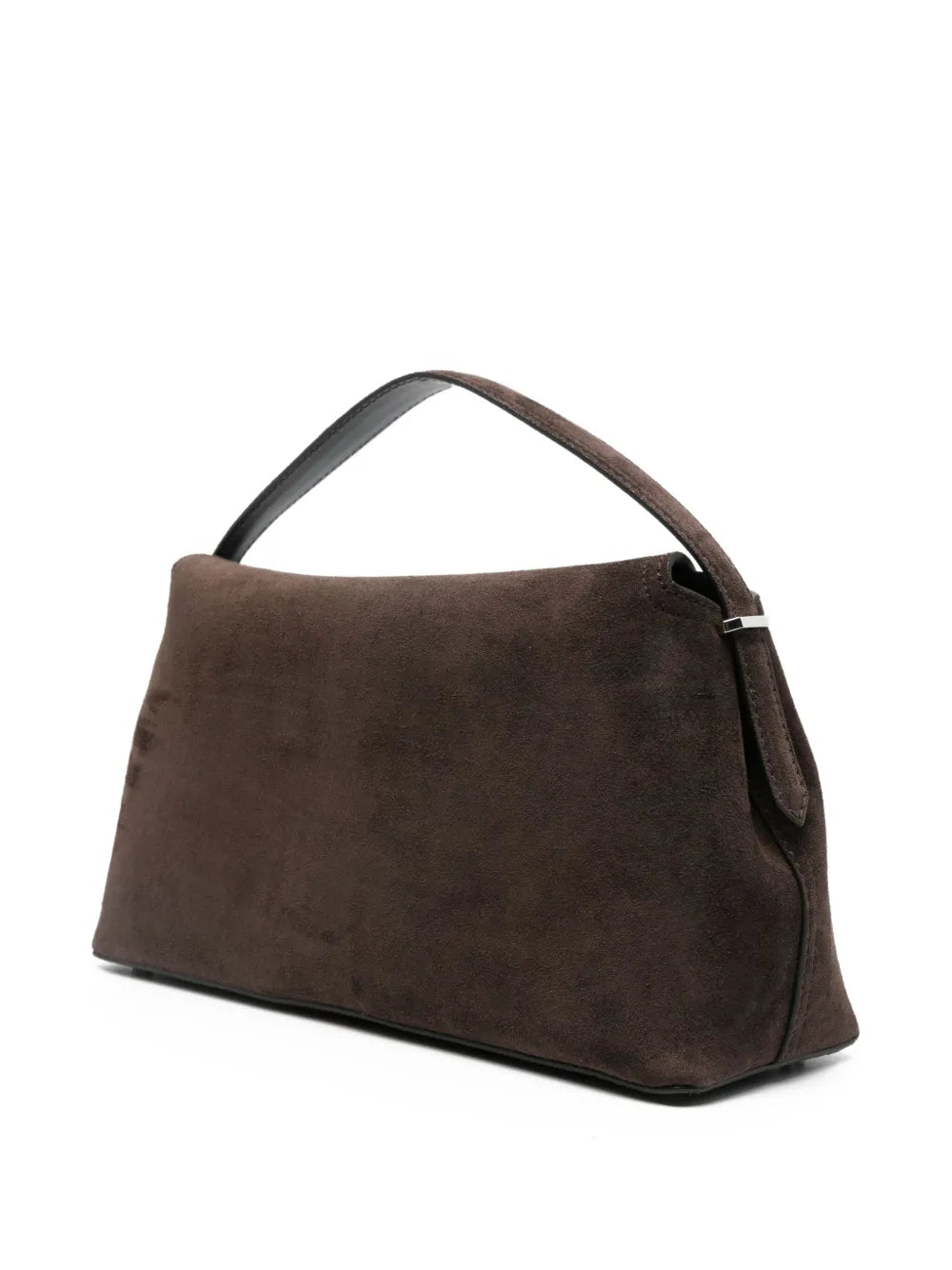 Toteme T Lock Suede Top Handle Shoulder Bag — Same as shown — Size One Size — Side View