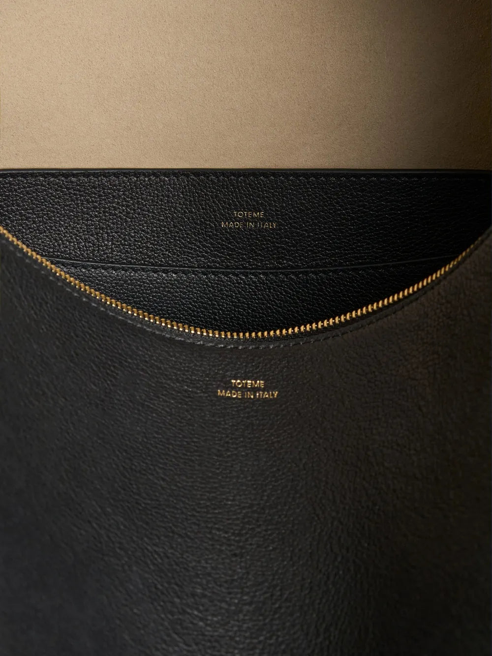 Toteme Bevel Leather Shoulder Bag — Same as shown — Size One Size — Detail View