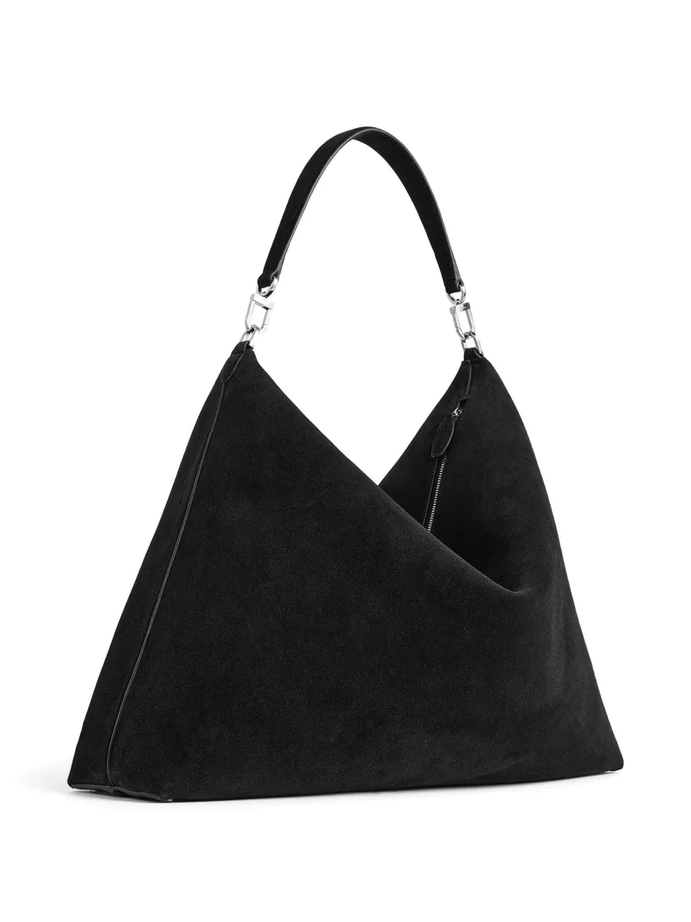 Toteme Bevel Suede Shoulder Bag — Same as shown — Size One Size — Side View