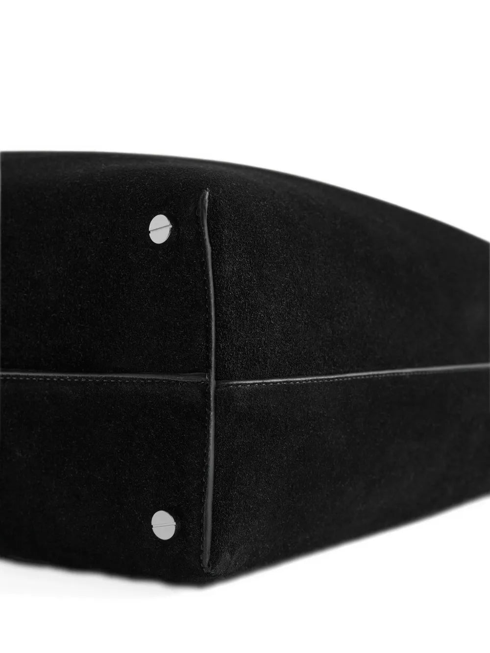 Toteme Bevel Suede Shoulder Bag — Same as shown — Size One Size — Top View