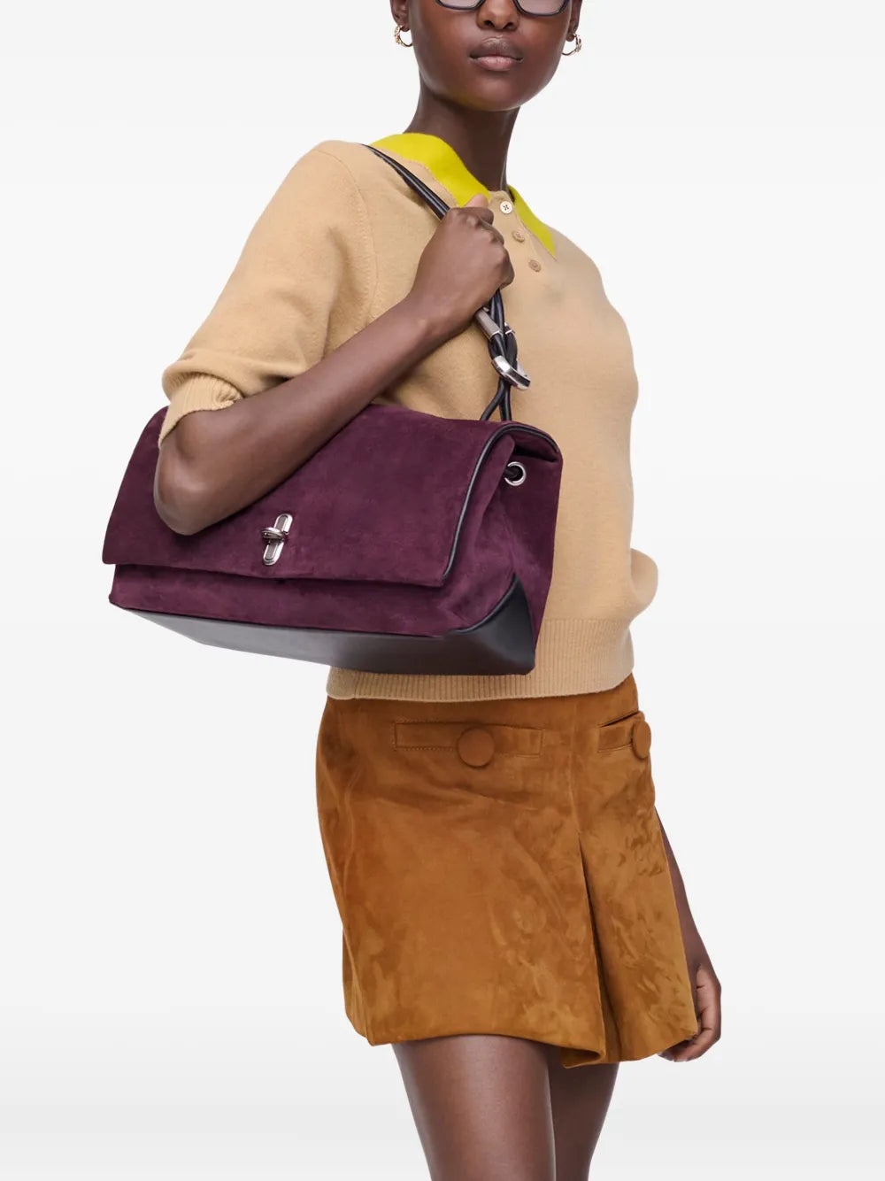 Marc Jacobs Large The Dual Shoulder Bag — Same as shown — Size One Size — Side View