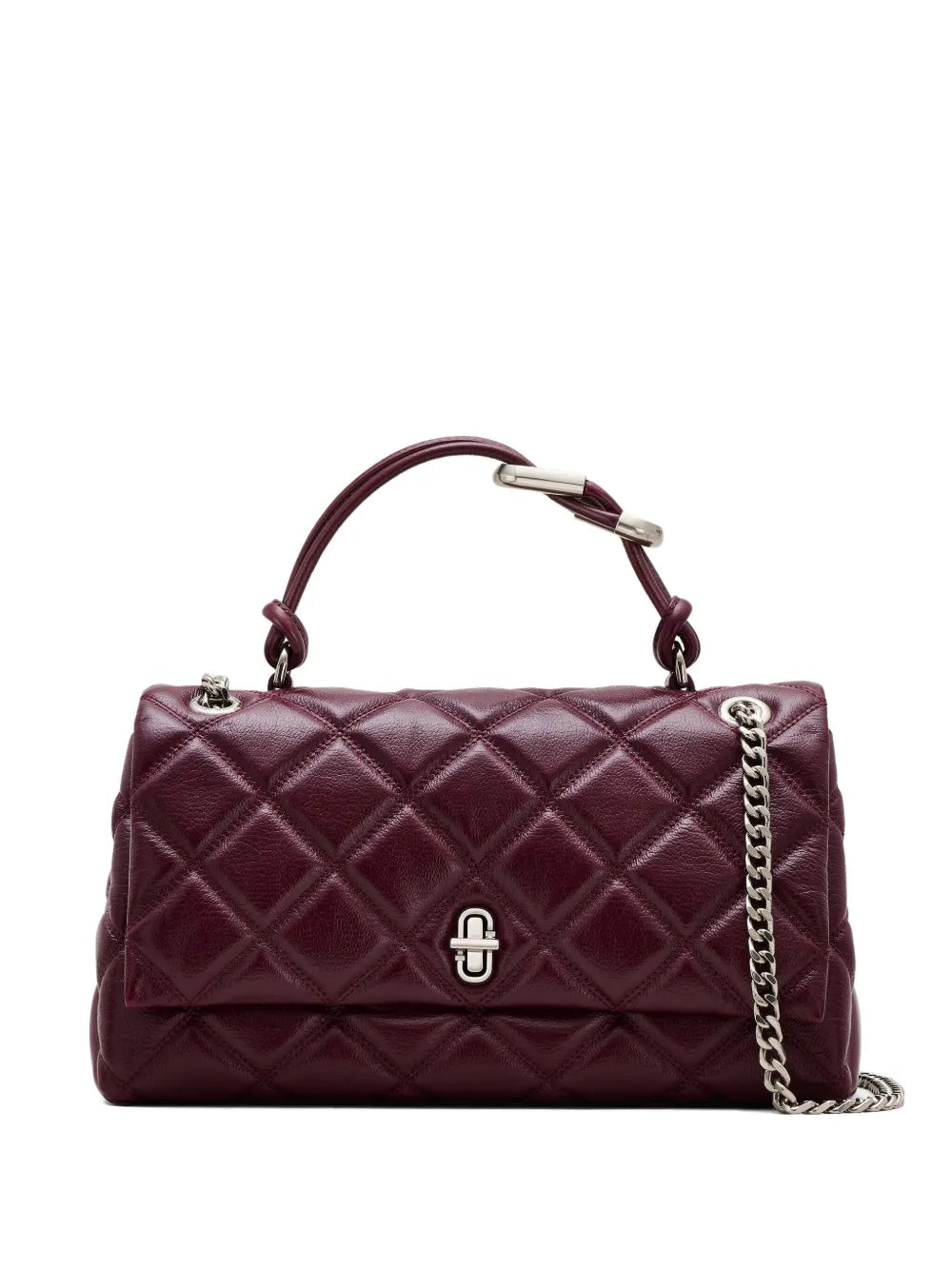 Marc Jacobs Medium The Quilted Dual Convertible Shoulder Bag — Same as shown — Size One Size — Front View