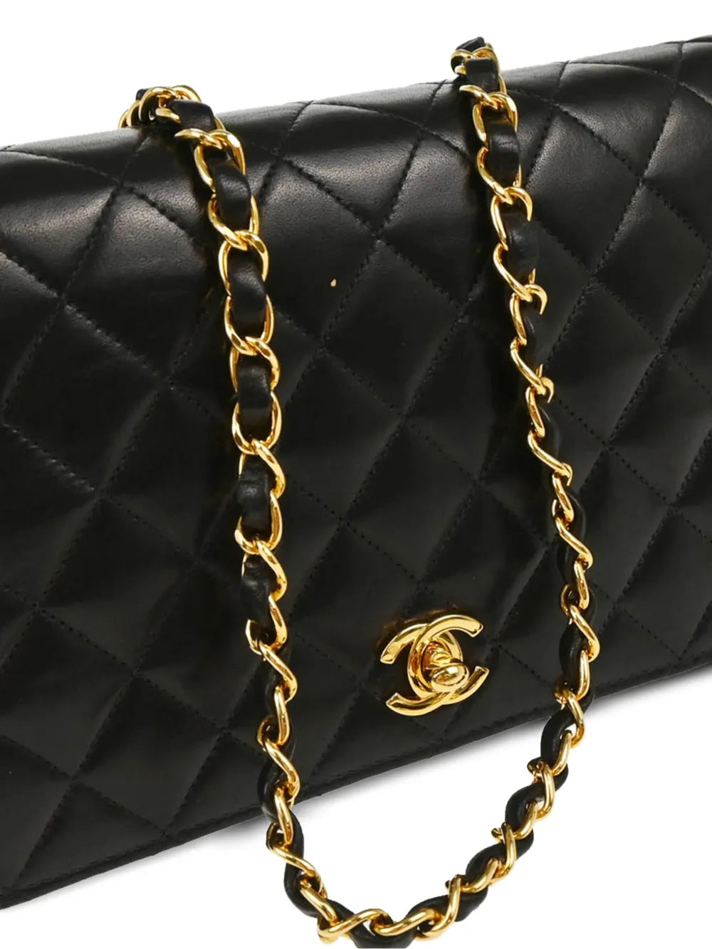 Chanel Pre Owned 2000 Small Turn Lock Full Flap Shoulder Bag — Same as shown — Size One Size — Back View