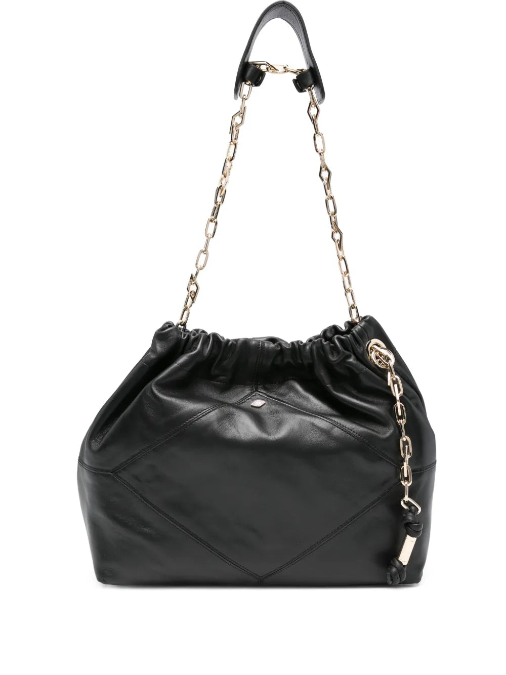 Bash June Chain Strap Leather Shoulder Bag — Same as shown — Size One Size — Front View