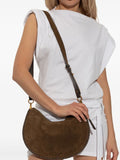 Isabel Marant Oskan Soft Zip Shoulder Bag — Same as shown — Size One Size — Front View