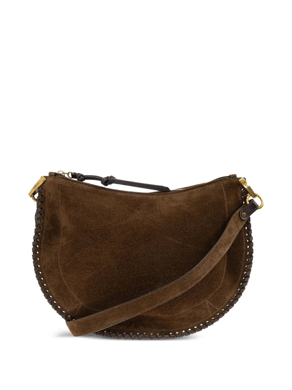 Isabel Marant Oskan Soft Zip Shoulder Bag — Same as shown — Size One Size — Back View