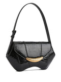 Giuseppe Zanotti Gz Day And Night Snakeskin Curved Shoulder Bag — Same as shown — Size One Size — Front View