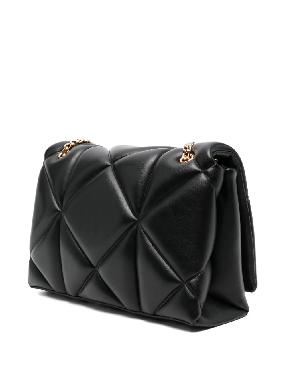 Love Moschino Quilted Logo Plaque Shoulder Bag — Same as shown — Size One Size — Back View