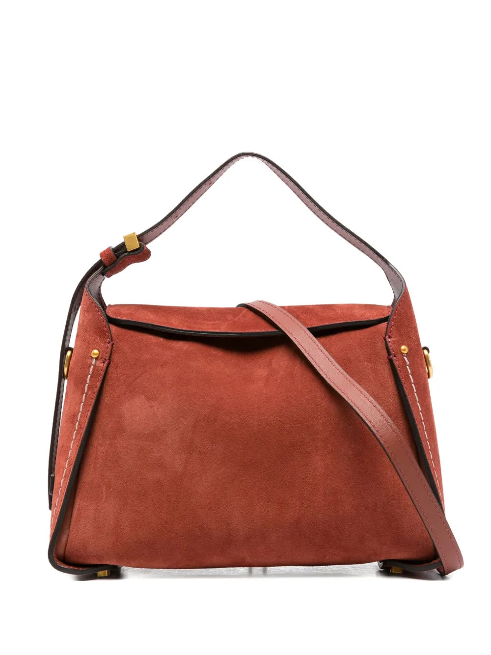 Gianni Chiarini Penelope Calf Suede Shoulder Bag — Same as shown — Size One Size — Front View