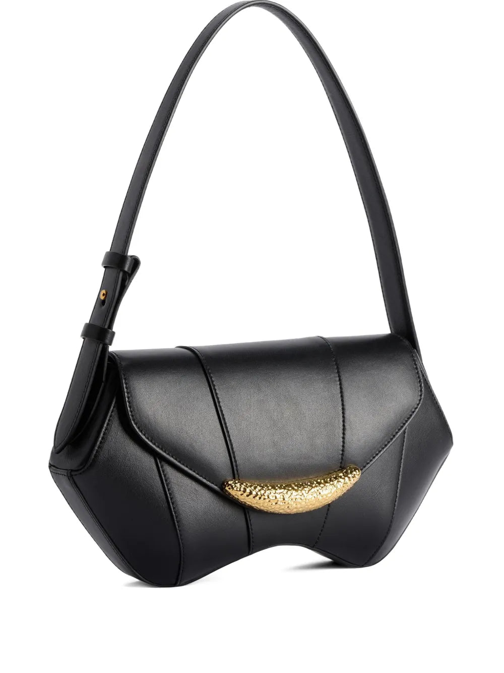 Giuseppe Zanotti Curved Shape Shoulder Bag — Same as shown — Size One Size — Front View
