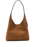 Coach Brooklyn Suede Shoulder Bag — Same as shown — Size One Size — Front View