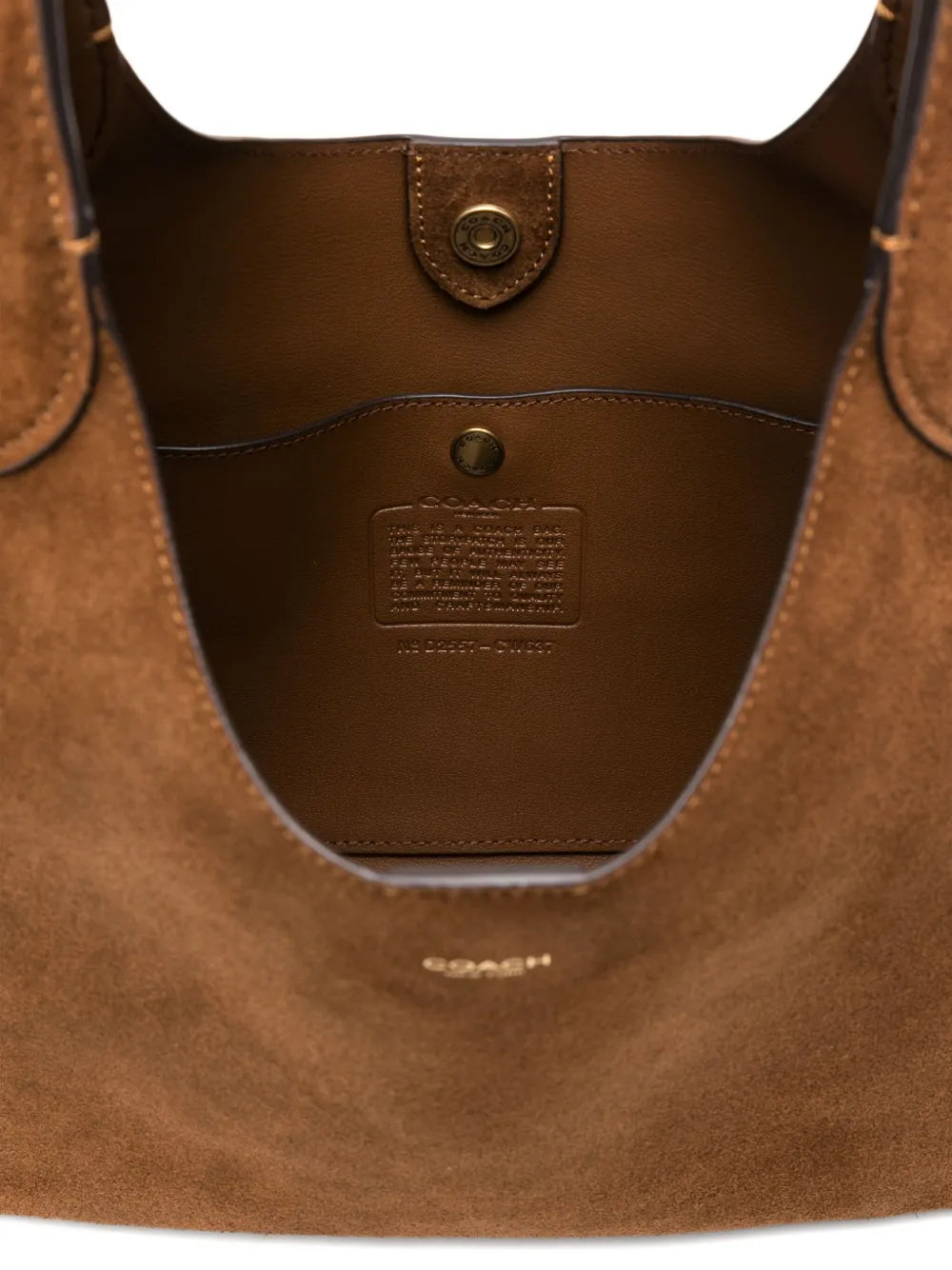 Coach Brooklyn Suede Shoulder Bag — Same as shown — Size One Size — Detail View