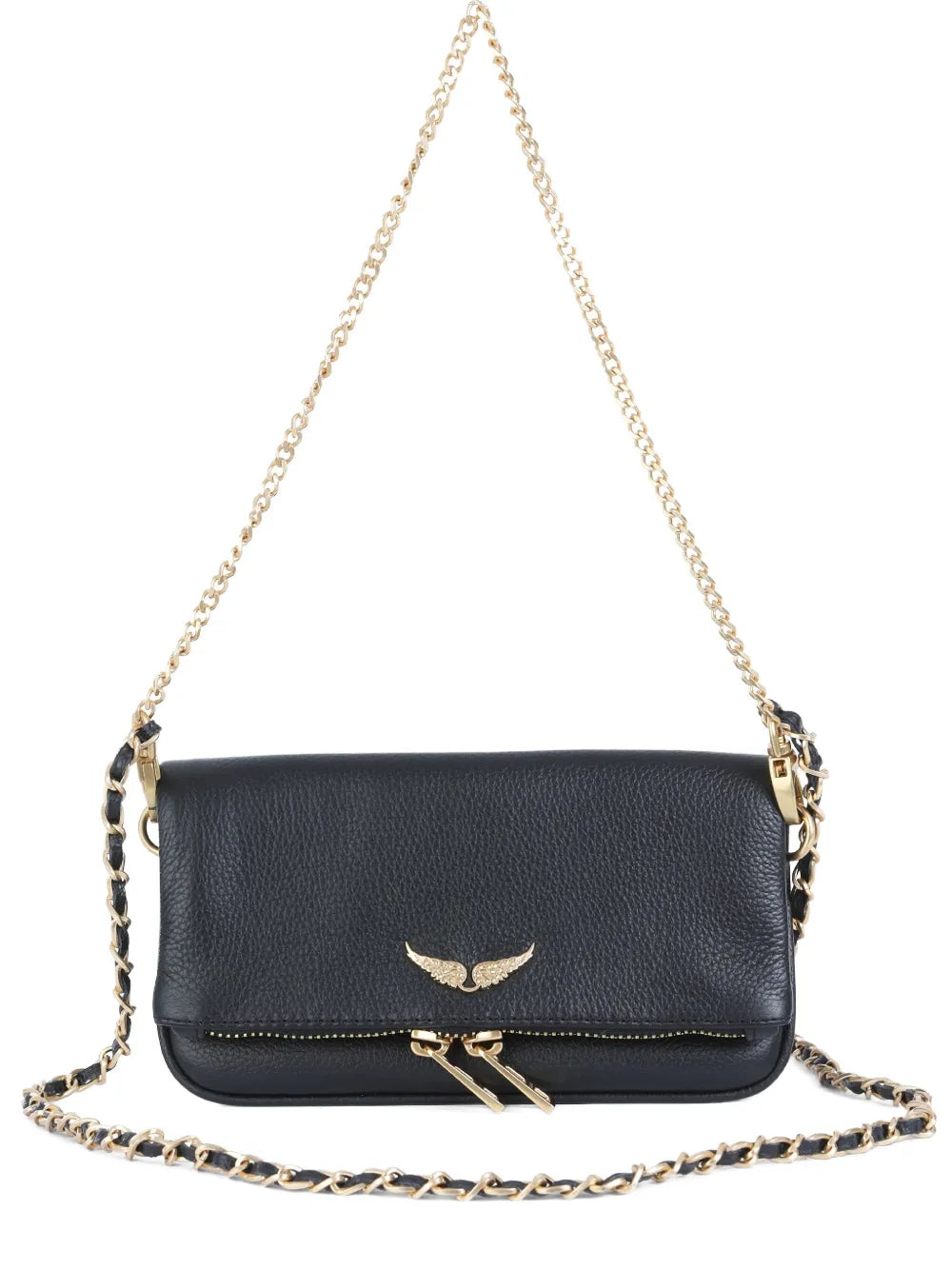 Zadigvoltaire Leather Shoulder Bag — Same as shown — Size One Size — Front View