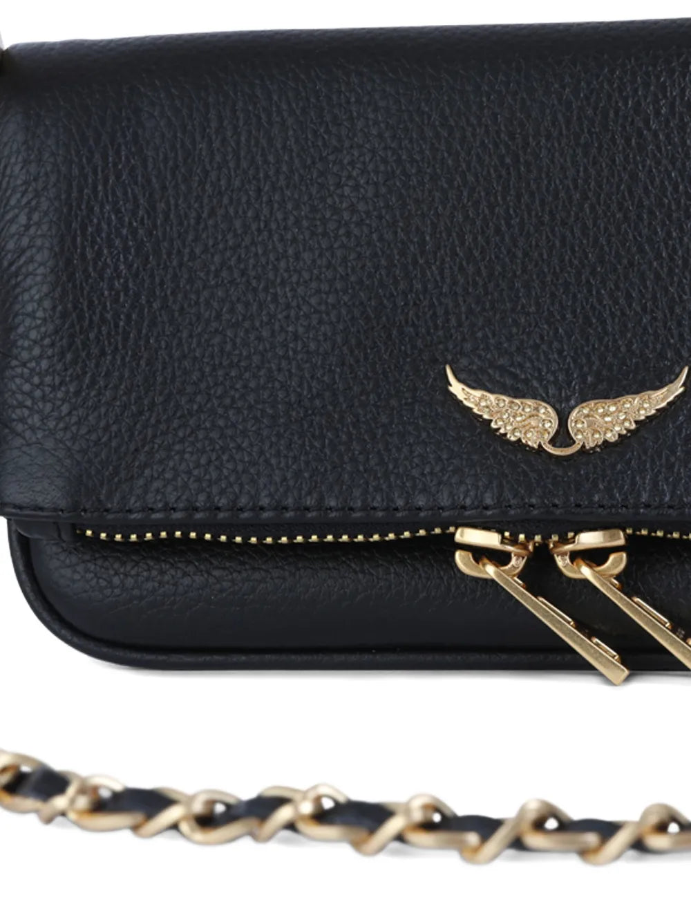 Zadigvoltaire Leather Shoulder Bag — Same as shown — Size One Size — Top View