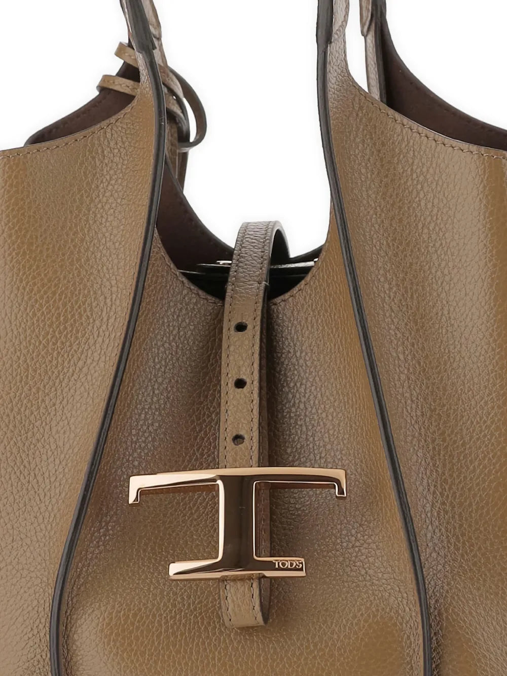 Tods Leather T Buckle Shoulder Bag — Same as shown — Size One Size — Detail View