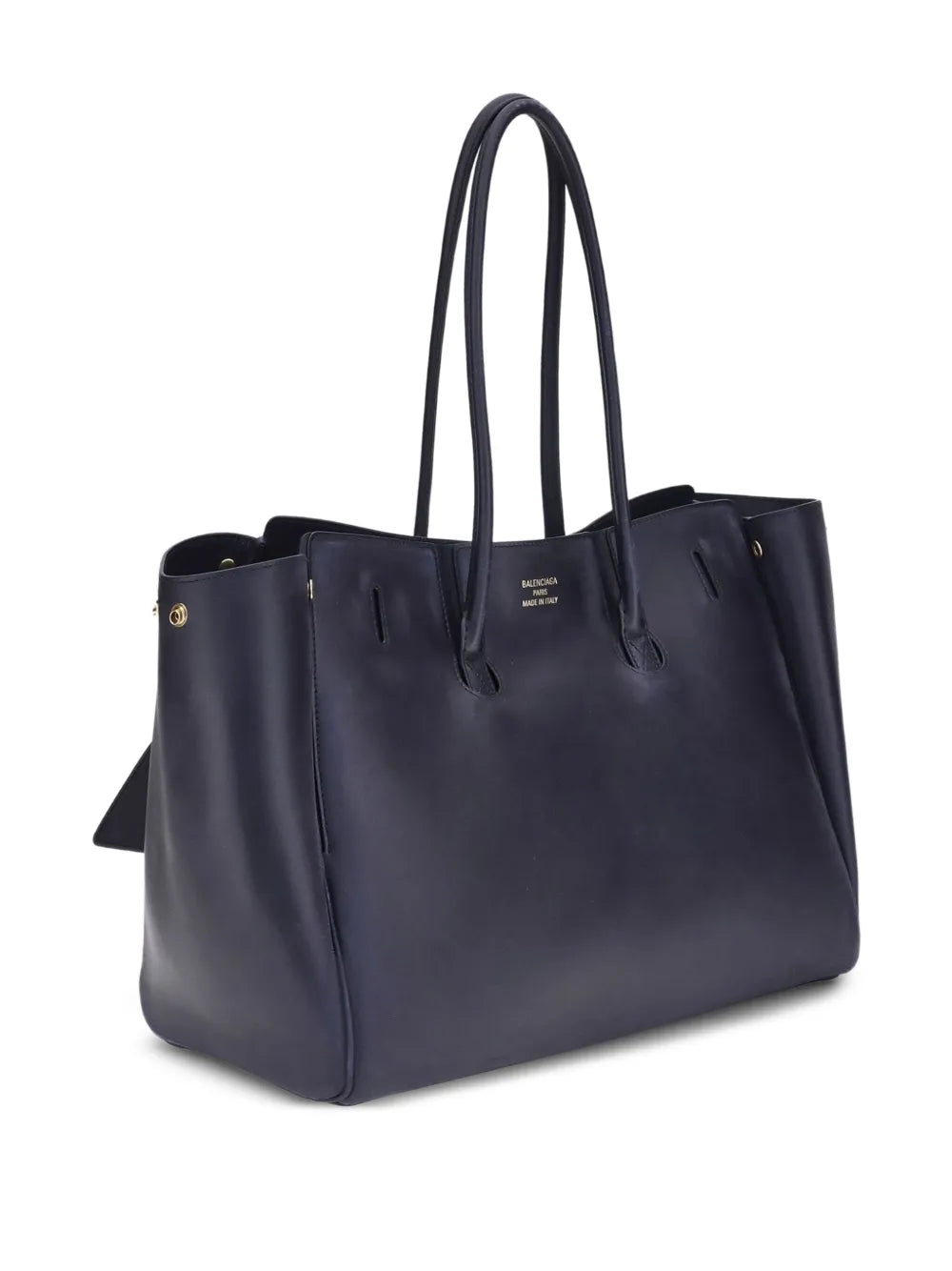 Balenciaga Medium Bel Air Leather Shoulder Bag — Same as shown — Size One Size — Back View