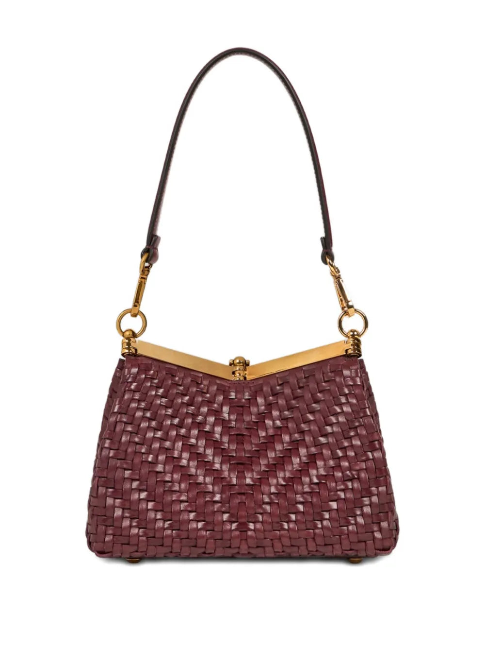 Etro Small Vella Leather Tote Bag — Same as shown — Size One Size — Back View