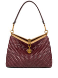 Etro Vela Woven Leather Shoulder Bag — Same as shown — Size One Size — Front View