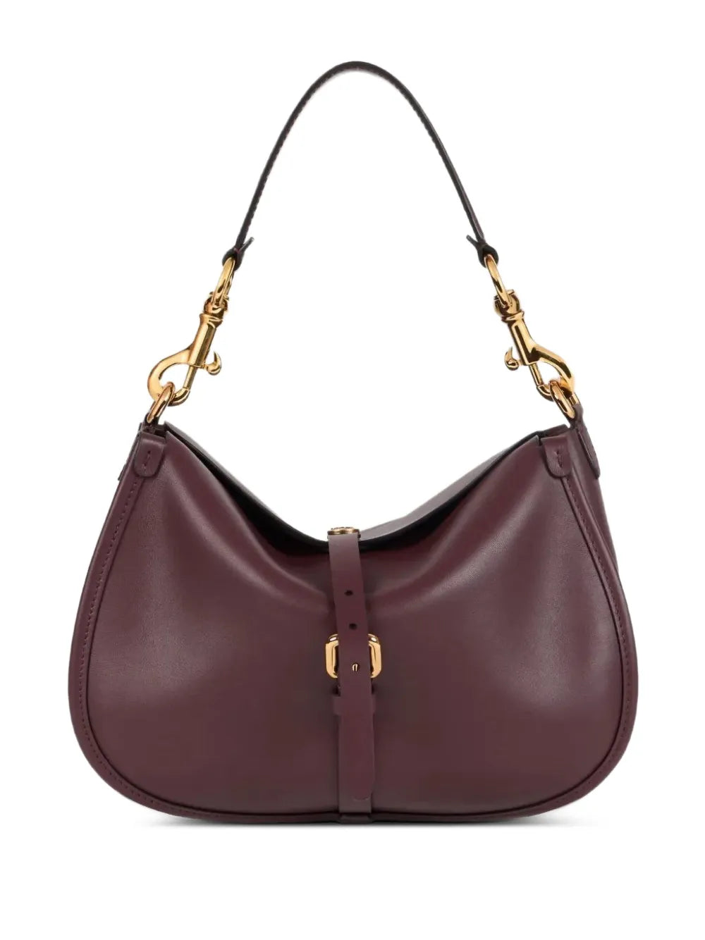 Etro Buckle Fastening Leather Backpack — Same as shown — Size One Size — Front View