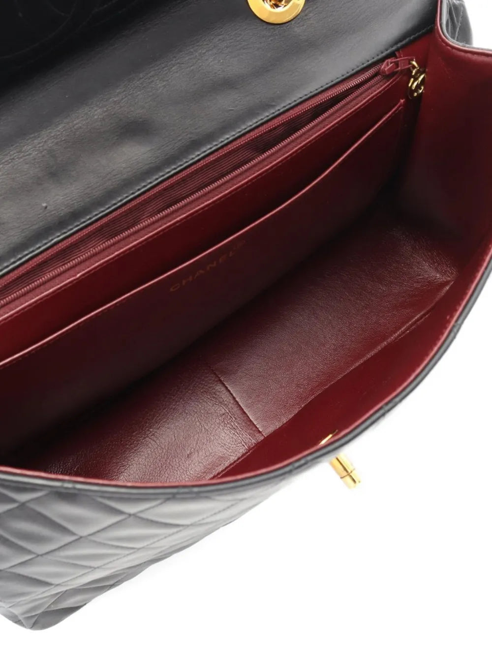 Chanel Pre Owned 1994 1996 Decamatelasse Shoulder Bag — Same as shown — Size One Size — Top View