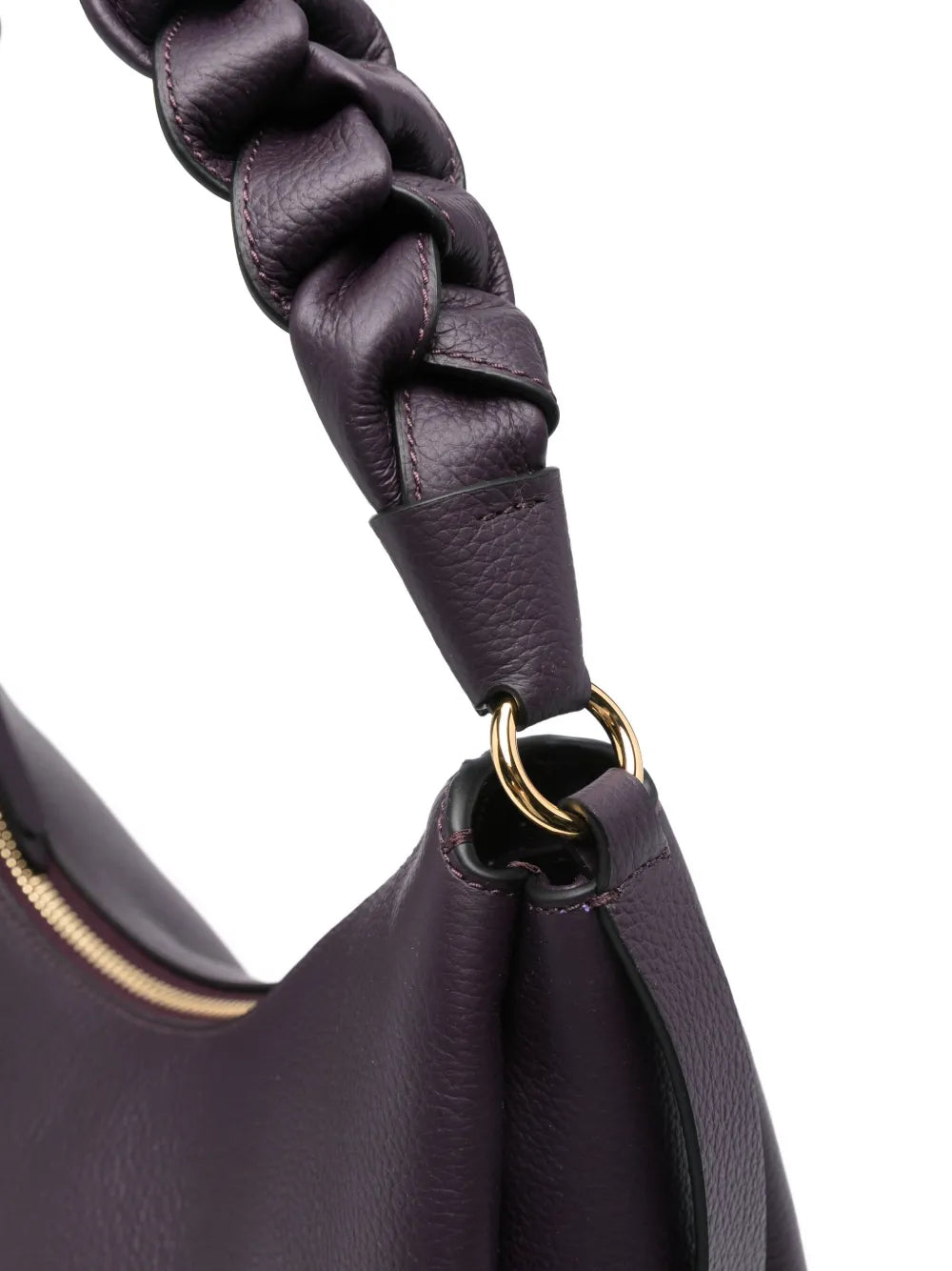 Coccinelle Medium Boheme Leather Shoulder Bag — Same as shown — Size One Size — Top View