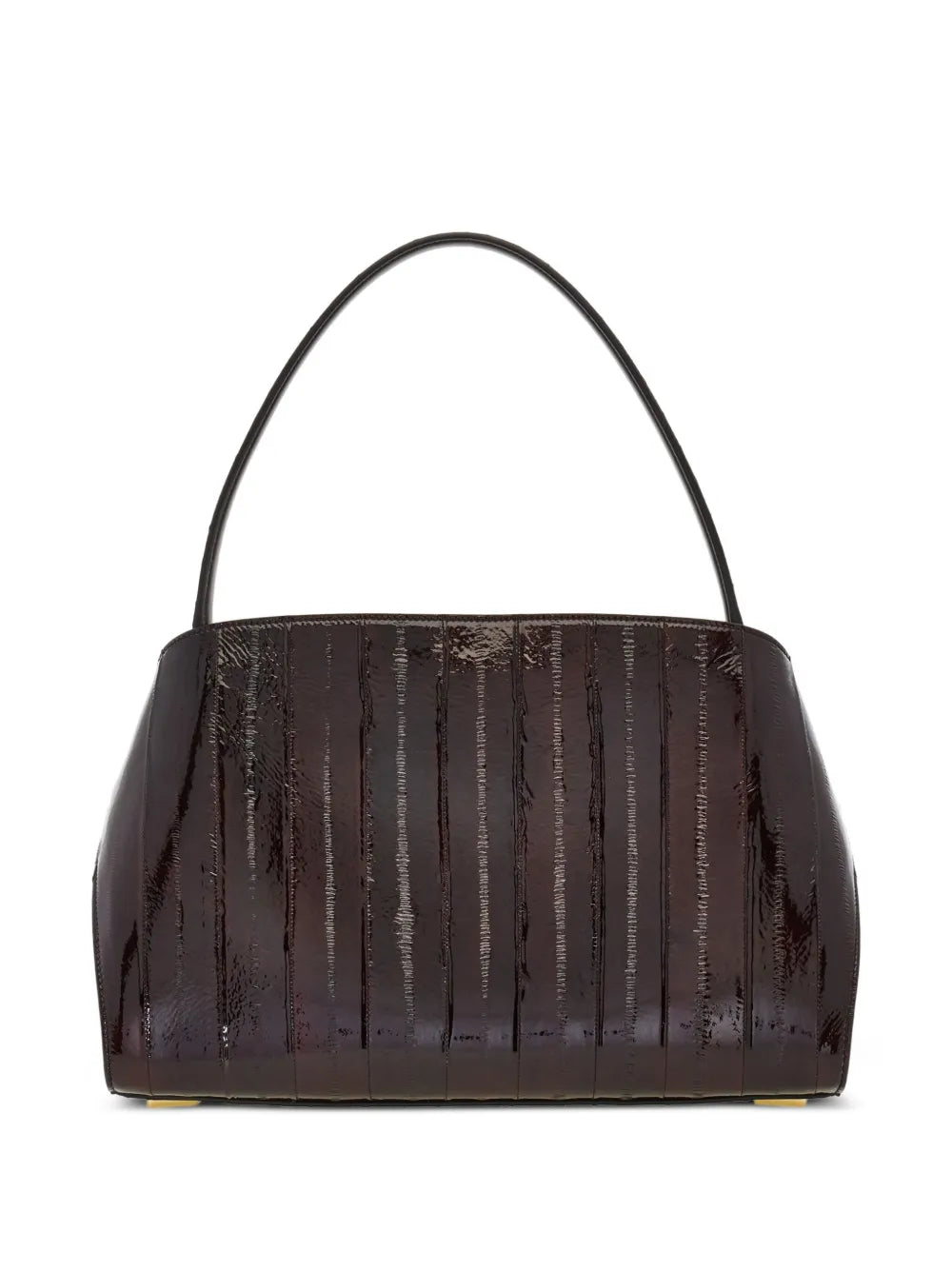 Ferragamo Medium Hug Gancini Buckles Eel Skin Shoulder Bag — Same as shown — Size One Size — Side View